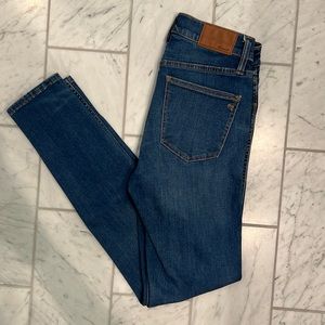 Madewell 9” High Rise Skinny Jeans - Size 26